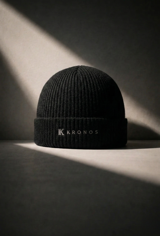 KRONOS Beanie Schwarz